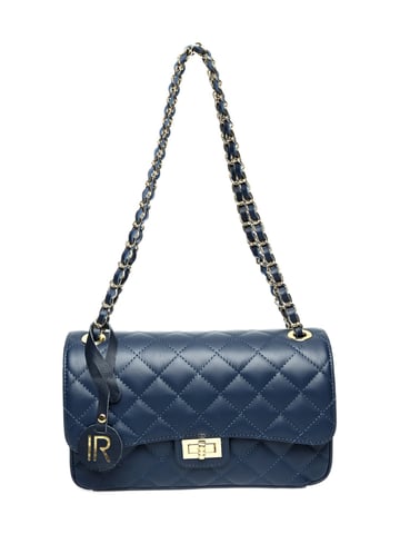 Isabella Rhea  Blue Leather Bag