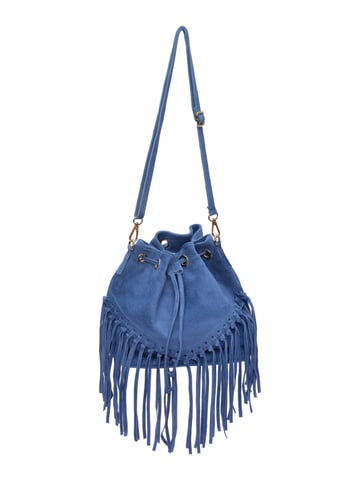 Roberta M  Blue Leather Bag