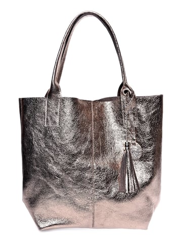 Roberta M Bronze Leather Bag