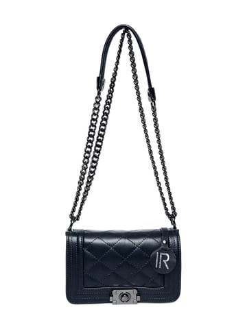Isabella Rhea Blue Leather Bag
