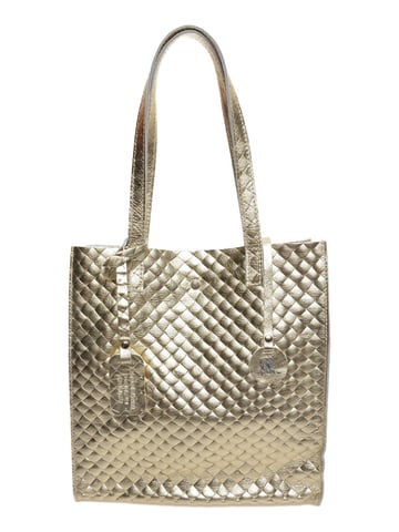 Anna Luchini Gold Leather Bag