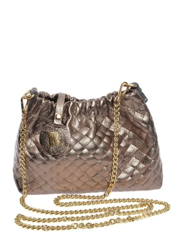 Anna Luchini Bronze Leather Bag