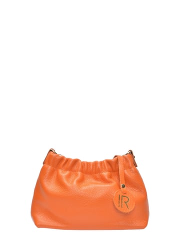 Isabella Rhea Orange Leather Bag