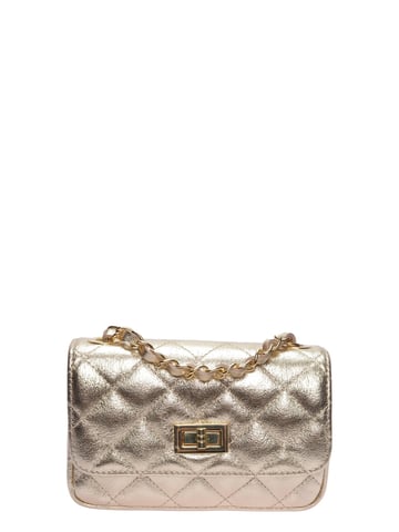 Luisa Vannini Gold Leather Bag