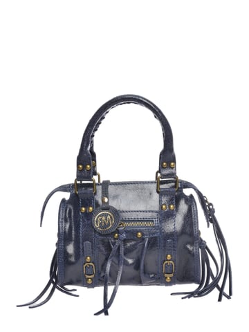 Roberta M  Blue Leather Bag