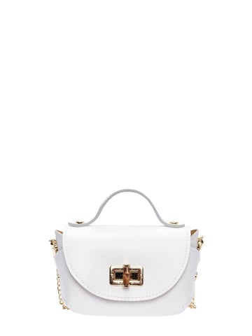 Anna Luchini White Leather Bag