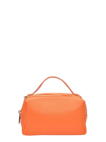 Isabella Rhea  Orange Leather Bag