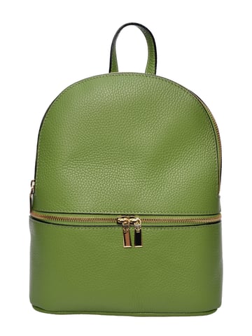 Isabella Rhea Green Leather Bag