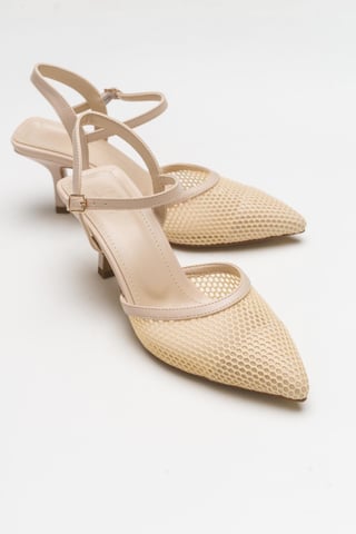 Chic Mesh Pointed Toe Pump (Women)
