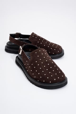 Our Leather Studded Clogs (Dam)