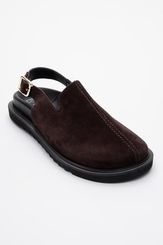 Laby Leather Clogs
