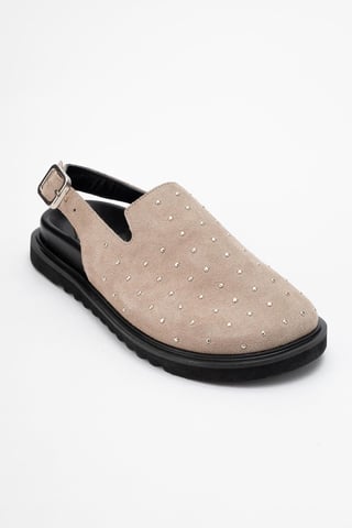 Our Leather Studded Clogs (Dam)