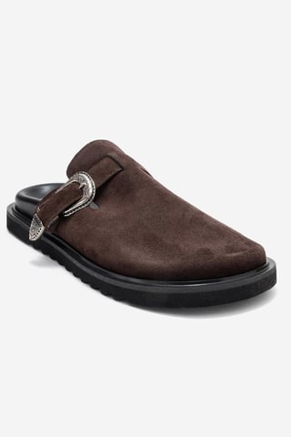 Vesta Leather Mule