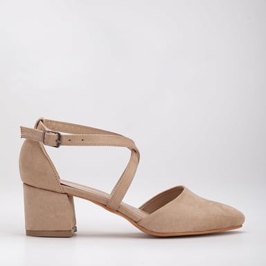 Dolly Low Block Heel Pumps