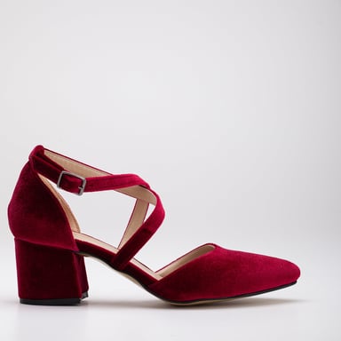 Dolly Low Block Heel Pumps