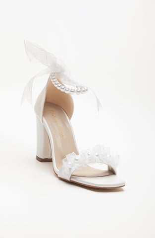 Krystal Lace Bridal Sandals with Pearls (Women)