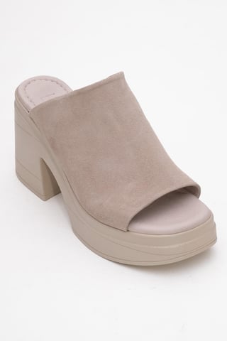 Nola Leather Platform Mules (Women)