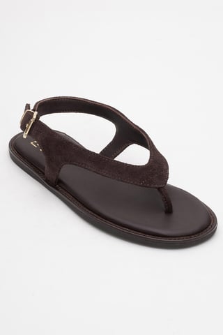 Belinda Läder Thong Sandaler (Women)