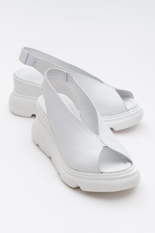 Sam Leather Platform Sandal