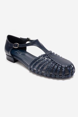 Onos Woven T Strap Sandal