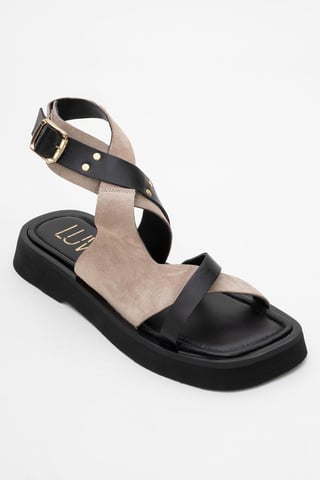 Minnea Suede Leather Sandal (Women)