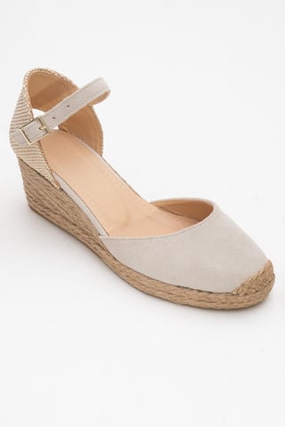 Aldea Leather Platform Espadrille (Women)