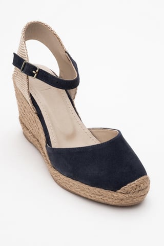 Sinta Suede Leather Platform Espadrille (Women)
