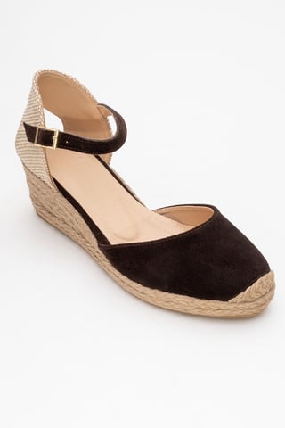 Aldea Leather Platform Espadrille (Women)