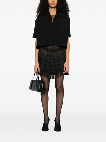 Black Viscose T-shirt