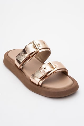 Finezza Läder Two-Strap Sandal (Women)