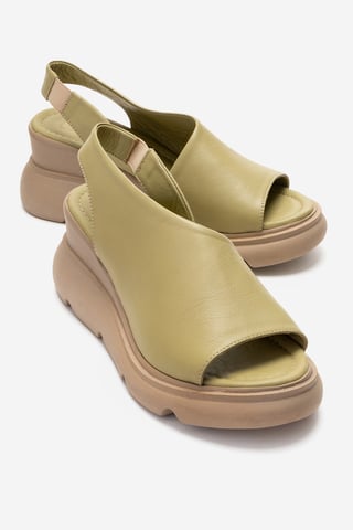 Agusto Leather Platform Sandal (Women)