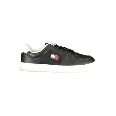 Tommy Hilfiger Black Polyurethane Women Sneaker