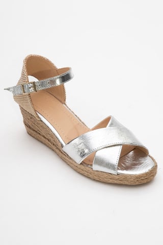 Miria Leather Platform Espadrille (Women)