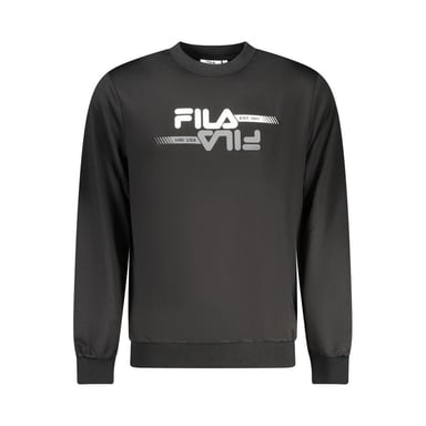 Fila Black Polyester Men Sweatshirt