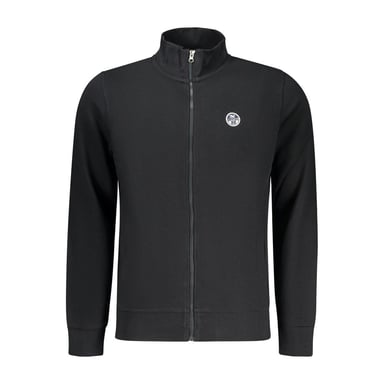 North Sails Black Cotton Men Sweatshirt