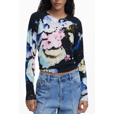 Desigual Nero Viscosa Women Jersey