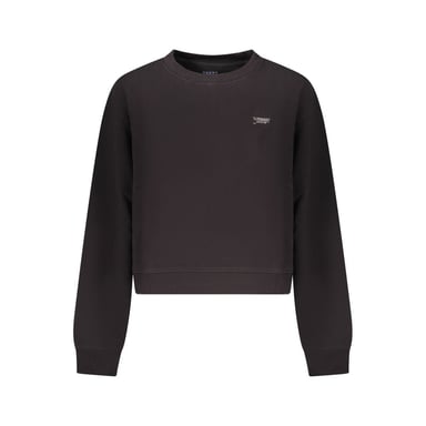 Tommy Hilfiger Black Cotton Women Sweatshirt