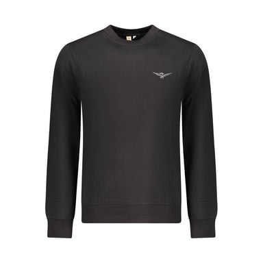 Accademia Militare Black Cotton Men Sweatshirt