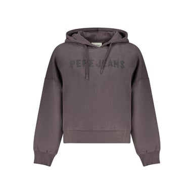 Pepe Jeans Black Cotton Women Sweatshirt