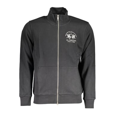 La Martina Black Cotton Men's Sweatshirt