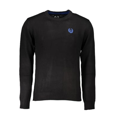 Gianmarco Venturi Black Cotton Men's Sweater