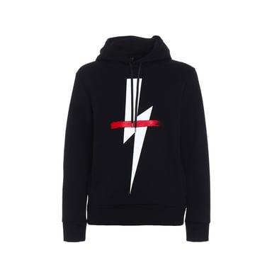 Neil Barrett Black Cotton Sweatshirt