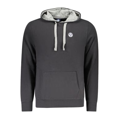 North Sails Black Cotton Men Sweatshirt