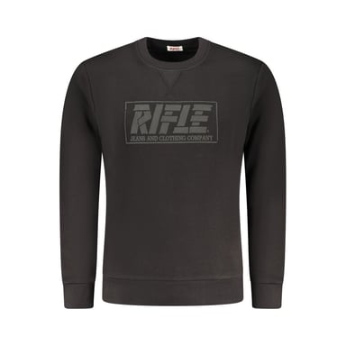 Rifle Black Cotton Men Sweatshirt