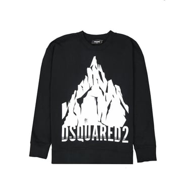 Dsquared² Black Cotton Sweatshirt