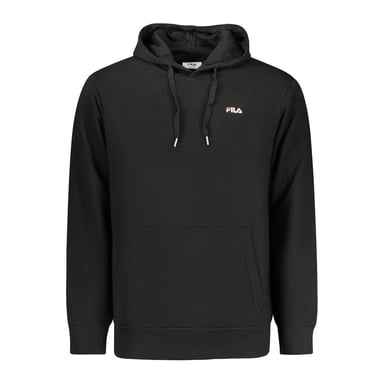 Fila Black Cotton Men's Hoodie