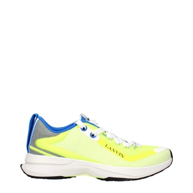 Lanvin Gele Stof Atletiekschoenen