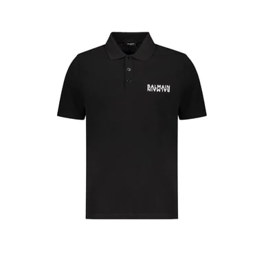 Balmain cotton polo shirt