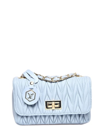 Luisa Vannini Turquoise Leather Bag