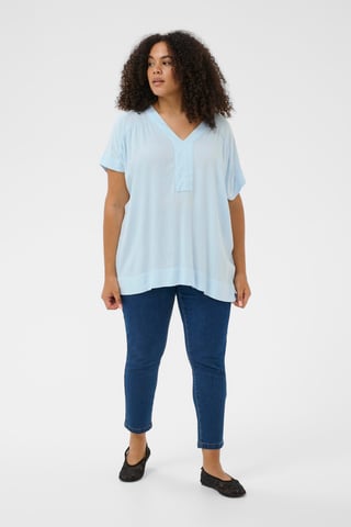 KCmille Wing SL Blouse Blouse with short sleeve Loose fit